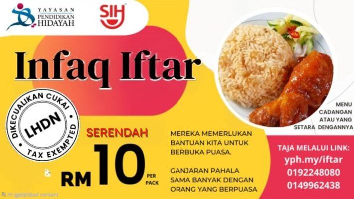 infaq iftar ramadan dapat kecuali cukai lhdn